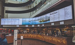 Системы Digital signage от Datapath для туристического центра Цюриха