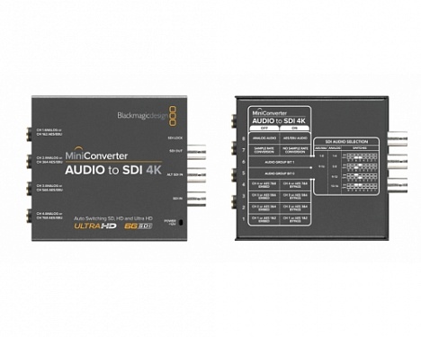 Mini Converter Audio to SDI 4K .  �2