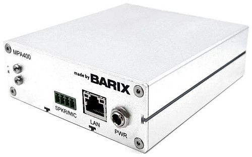 Exstreamer MPA400 (incl. Dante).  3