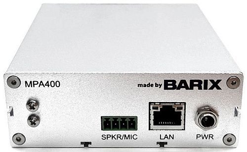 Exstreamer MPA400 (incl. Dante).  2